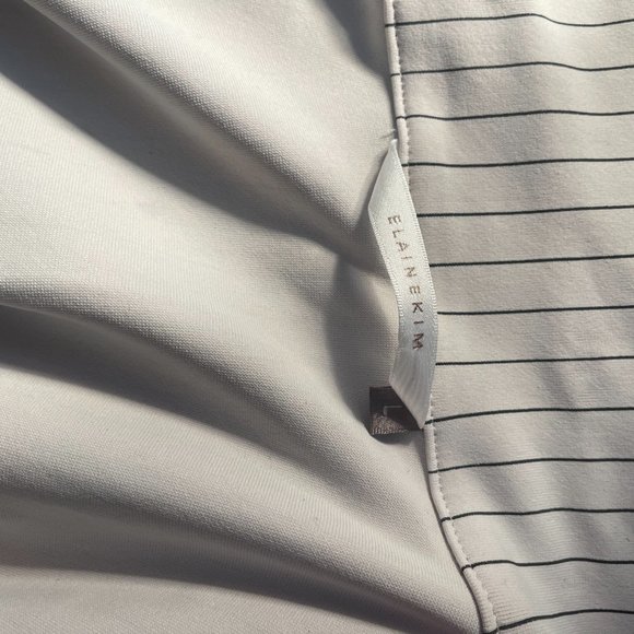 Tech Stretch Blazer - ROWEENA Large Stripe Ivory - Picture 4 of 6